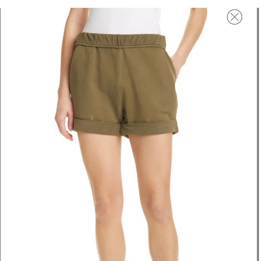 FRAME organic cotton cuffed shorts sz small